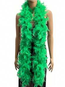 Feather Boa, DIY Party Decoration Accessory, Colorful Feather Boa, Boa Decor, Women's Artificial Feather Boa - Retro Polyester And Spandex Blend, Suitable For Birthday Party, Halloween, Christmas, Race Day, Afternoon Tea, New Year's Eve, Concerts And Home Decor, Dance Weddings, Stage Performances, Carnival Costumes And Accessories, Party Supplies - Multicolor - View 19