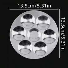 1pc/10Pcs Aluminum Art Palette Set, Round & Rectangle & Shell Shape Mix, Non-Stable Paint Mixing Plate, Ideal Gift For Sketch Drawing Student - Single Piece - View 11