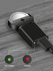 USB Type-C 锂离子 LIR2032 LIR2025 ML2032 ML2025 CR2032 纽扣电池适配器，USB C 快速充电器（不含电池） - 彩色 - 查看 6