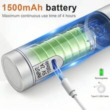 enniewi Máy tẩy tế bào chết da chân điện, máy tẩy tế bào chết da chân sạc điện, 10 tốc độ để loại bỏ da chết - Chăm sóc chân tại nhà - Xem 3