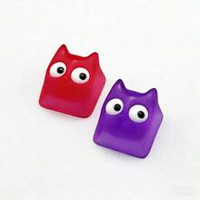 1 个可爱又别致的猫咪造型键帽；键帽采用十字形按键，材质为树脂。此键盘仅赠送一个键帽。 - 查看 8