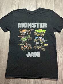 Casual Cotton Graphic Tees Men Unisex, Camisas Para Hombre, Vintage Monster Jam Y2k T Medm M Rare Monster Truck Y2k Tops For Women, Ropa De Hombre - 黑色 - 查看 8