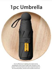 Women's Mini Portable Umbrella - Compact UV Protection Umbrella, Lightweight Foldable Design, Suitable For Handbag, Car, And Backpack, Outdoor, Garden, Travel Essentials, Portable Essentials, Beach Essentials, Graduation Season, Commencement, Graduation Ceremony, Graduation Gift, Graduation Present, Graduation Gift, Graduation Present, Congrats Grad, Congratulations Graduate, Valedictorian, Finish School, Graduation Party, Outdoor Essentials, Travel Portable, Hiking Essentials, Camping Essentials, Portable Tools, Summer Essentials, Summer Portable,Umbrella / Compact Umbrella / Travel Umbrella / Windproof Umbrella / Folding Umbrella / Rain Umbrella / Automatic Umbrella / Uv Umbrella / Sun Umbrella / Paraguas / Guarda-Chuva - random Color (without Bag) - View 18