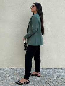Women Coats - Verde militar - Ver 9