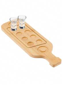 Khay đựng ly rượu Tequila, giá trưng bày ly rượu vang, khay phục vụ ly thủy tinh cho nhà hàng, quán bar, nhà bếp, tiệc tùng, gia đình (không bao gồm ly rượu vang). - Xem 7