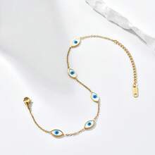 Delicate Stainless Steel Multi-Eye Element Bracelet, Perfect For Daily Commute - Multiple Eyes - View 6