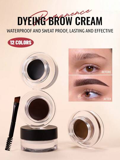 HANDAIYAN Waterproof Long-Lasting Eyebrow Gel, No Clumping Or Smudging, Creates Perfect Defined Brows. Suitable For Party Makeup, Halloween, Back To School, And Daily Campus Makeup. Also Suitable For Graduation Season, Autumn, Winter, Y2K Fashion, Women's Makeup, Cosmetics, Parties, Beach Trips, Camping, Outdoor Activities, School, Campus Travel, Holidays, Decorations, Gifts, Rose Girl Cosplay, To Showcase The Best Color, Charm And Atmosphere.