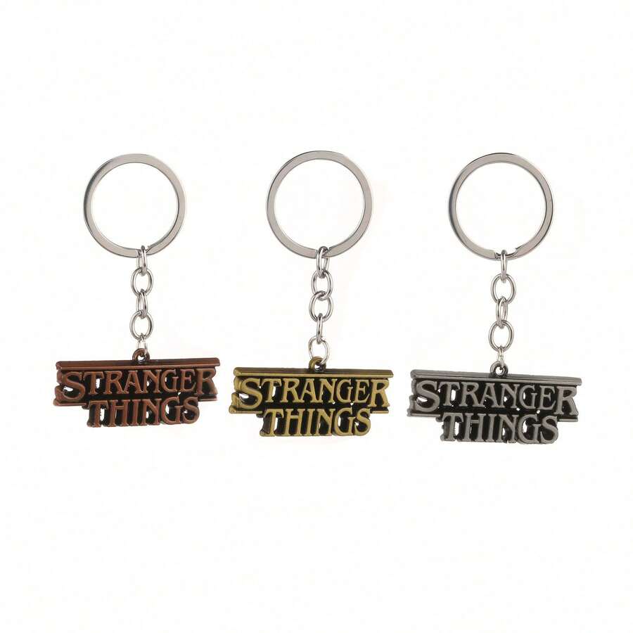 1pc Fashionable TV Series Themed Keychain, Alloy Pendant [Random Style], New Year Gift, Valentine's Day Gift, Easter Gift - Multicolor - View 1