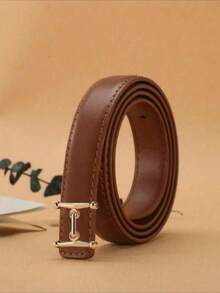 1条女士H型扣细腰带，适合搭配连衣裙和牛仔裤 - 彩色 - 查看 14