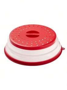 1个硅胶微波炉防溅盖，食物和水果微波炉盖，微波炉餐具盖，微波炉罩，厨房必备，可用洗碗机清洗，多功能硅胶可折叠食品保鲜膜，防油溅罩，专用加热盖，可折叠盖，夏季必备，杯子 - 彩色 - 查看 13