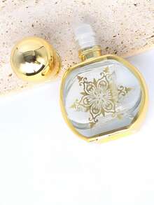 1pc 15ml Refillable Glass Roll-On Perfume Bottle, High-End Portable Exquisite Mini Sample Vial - View 4