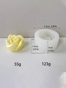 Angel Heart Flower Bouquet Scented Candle Silicone Mold | 3D Angel Shaped | DIY Handmade Candle Mold | Gift For Girlfriend/Best Friend/Home Decor - Angel Heart Bouquet Series - Mold - View 8