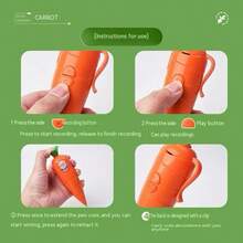 Caneta esferográfica em formato de cenoura da Judy | Caneta para escrever e registrar com clipe, ponta média, material plástico - Multicolorido - Ver 13