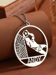 Customized Stainless Steel Necklace, Perfect Accessory For Casual Wear, Elegant And Charming, Eye-Catching Design, Thoughtful Gift And Versatile Daily Wear - Multicolor - View 2