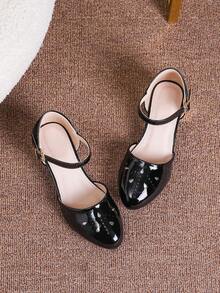 1 Pair Versatile High Heel Sandals Suitable For Summer Daily Wear - Black - View 5