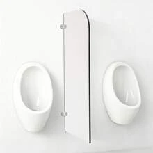 SanBouSi Urinal Screen Toilet Partition Wall-Mounted Men Urinal Partition Screen Urinal Partition Divider Screen - Urinal Screen Toilet Partition - View 2