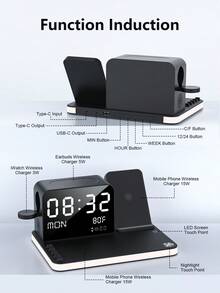 Wireless Charger - 黑色 - 查看 6