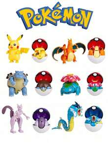 pokemon 1 Hộp/2 Mô Hình Thú Cưng Hình Quả Cầu Pokeball, Đồ Chơi Mô Hình Thú Cưng Triệu Hồi Quả Cầu Pokeball, Mô Hình Nhân Vật Hoạt Hình, Mô Hình Quả Cầu Pokeball Quái Vật Bỏ Túi, Quà Tặng Sinh Nhật Hoàn Hảo - Nhiều màu - Xem 12