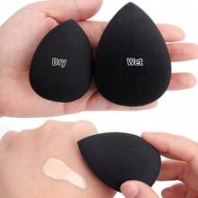 10pcs Makeup Applicator 2 Shape Soft Sponge Powder Blender Smooth Foundation Contour Blending Puff - Multicolor - View 1