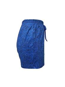 大码渐变色性感修身沙滩运动短裤 - 藍色 - 查看 3