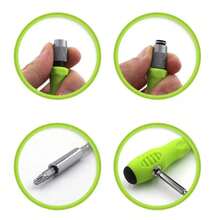 [Bộ tua vít chính xác 32 trong 1] Bộ tua vít từ tính chính xác 32 trong 1, bộ dụng cụ bảo trì đa chức năng với đầu lục giác, Torx, dùng để sửa chữa điện thoại và máy tính xách tay. Lý tưởng cho những người đam mê và kỹ thuật viên sửa chữa điện tử, món quà hoàn hảo cho người yêu thích thiết bị công nghệ, dụng cụ sửa chữa công nghệ, hộp đựng kiểu dáng đẹp, tua vít bền bỉ. - Bộ tua vít - Xem 9