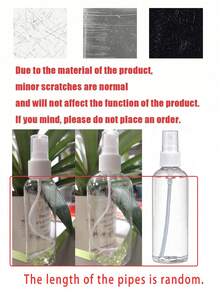 可重复使用的便携式喷雾瓶，饰有蝴蝶结和心形图案 - 适用于精油、香水、乳液、头发造型、清洁、植物浇水、面部喷雾、卸妆、发胶以及持续喷洒。非常适合旅行和出差。 - 彩色 - 查看 11