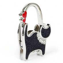 Cute Cat-Shaped Foldable Table Edge Hook, Compact And Portable, Can Be Carried In Bag. Simply Clip To Table Edge To Hang Bags And Handbags, Freeing Up Your Hands. Simple And Adorable Design, Both A Practical Storage Item And A Creative Gift For Women. - View 7