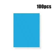 50/100pcs 120gsm A4 Blue Cardstock Paper, Double-Sided, For Children DIY Handmade Cards, Drawing, Greeting Cards - Blue A4 Paper - View 9