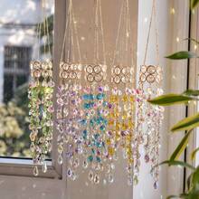 Gold Plated Crystal Hanging Ornament, Suitable For Window Sills And Gardens, Can Be Used For Indoor And Outdoor Decor And Parties - A - View 3