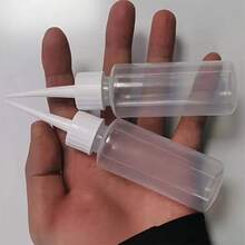 1/4/8/15pcs 50ml Plastic Squeeze Bottles - Leak-Proof, Hand Wash Only, Precise Dispensing Bottles, Suitable For Crafts, Painting And Kitchen Use - Clear - View 3