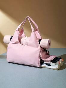 Sac de gym avec sangle porte-tapis de yoga étanche, sac de tapis de yoga minimaliste et élégant pour les amateurs de fitness. Sac de yoga et de fitness réglable à bandoulière parfait pour les cours de Pilates, les voyages et les entraînements sportifs. Sac fourre-tout de sport. - Multicolore - Voir 5