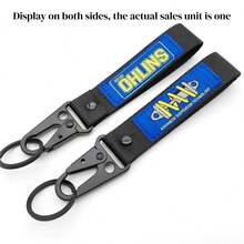 AD Embroidered Design Carabiner Keychain - Eagle Beak Clip Key Ring Accessory, Suitable For Car, Motorcycle, Electric Bicycle And Motorcycle - A - View 19