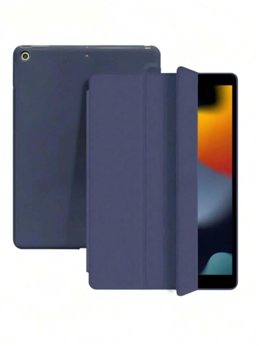 TenYide Tablet Protective Case With Stand, Book-Style Tablet Protective Cover, Compatible With GalaxyTab/LenovoTab/LenovoXiaoxin PAD/LenovoIdea Pad/MatePad/HonorPad/XiaomiPad/RedmiPad And Other Tablet Models, Leather Protective Case Also Compatible With IPad A16 2025, Air 11/13, M3 2025, Mini 7 A17, Pro 2024, Air 11/13, M2 2024, Pro 11/13, M4 2024, Pro 12.9, 7/8/9 Gen, 10.2, 10 Gen, 10.9, Air 4/5, 10.9, Pro 11, 4/5/6 Gen, Mini 6, Multi-Angle Folding Stand, Anti-Drop/Shock - Navy Blue - View 1