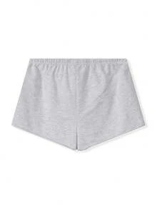 Women Low Rise Sweat Shorts Casual Y2k Drawstring Low Waisted Lounge Shorts Summer Cute Gym Running Shorts Sweatshorts Yoga Running Beach Vacation Micro Shorts Casual Wear - Màu Xám nhạt - Xem 4