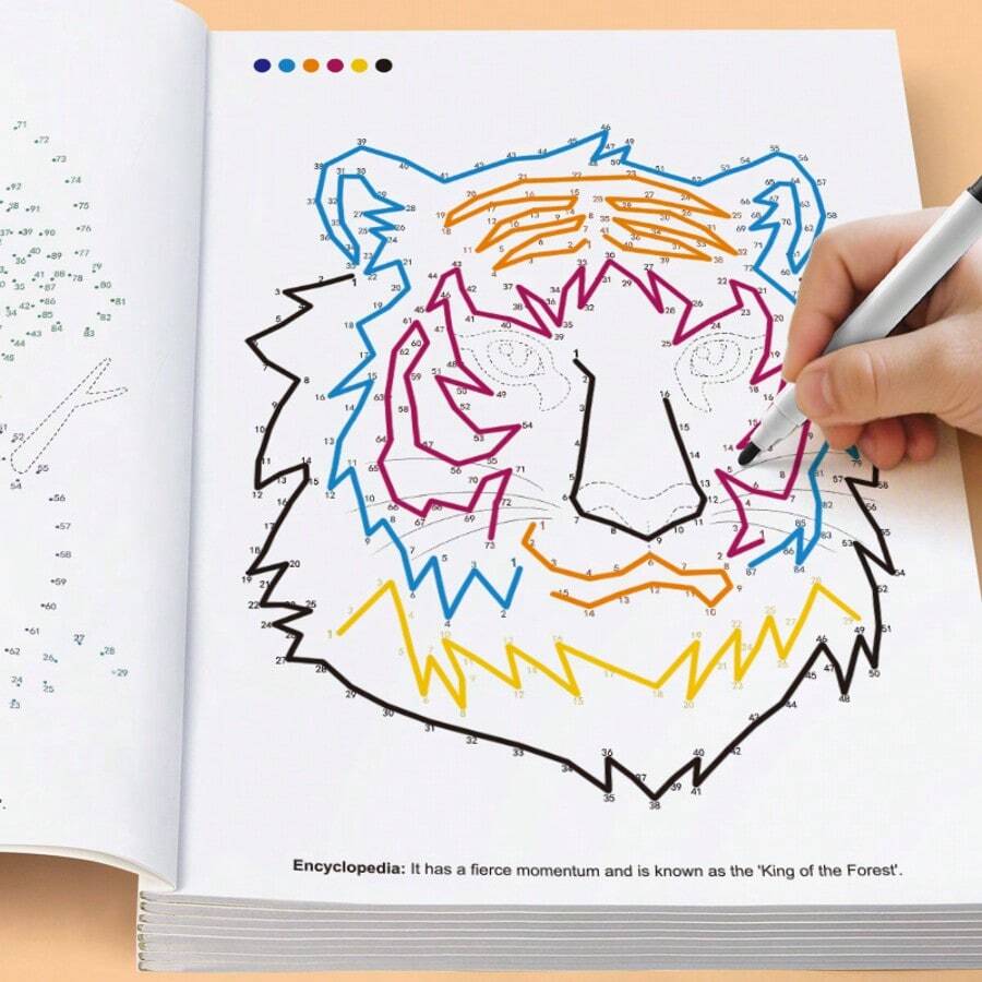 Sách luyện tập mê cung, màu trắng, làm bằng giấy bền, mang tính giáo dục và giải trí, được thiết kế với các câu đố rèn luyện sự tập trung, nhằm mục đích nâng cao khả năng tư duy, thích hợp làm quà tặng cho Halloween, Giáng sinh, mùa tựu trường, năm mới và các dịp khác để tăng cường năng lực não bộ. - Nhiều màu - Xem 1