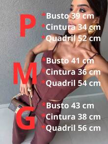 Women's Set: Cropped Blouse + Wide-Leg Pants. Árboa Elegance. - Chocolate Brown - View 2