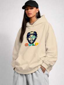 Tyler Creator Golf Album Unisex Sweatshirt Ref4834 - Màu Khaki - Xem 3