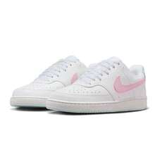Nike 女士 COURT VISION 休闲运动鞋 - 白粉紅色 - 查看 5
