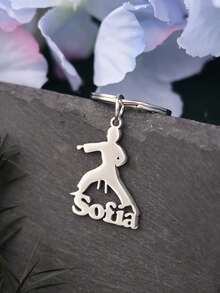 Personalized Taekwondo & Karate Keychain - Multicolor - View 2