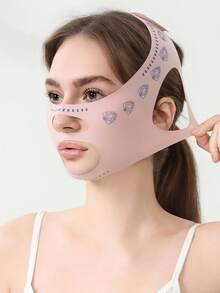 360° V-Face Lifting Band - Reusable Face Shaping Mask, Double Chin Reducer & V-Line Sculpting Band For Women Reusable V-Line Face Mask - 360° Full Package Face Lifting Band, Create V-Face & Reduce Wrinkles Instant V-Face Shaping Set - Self-Adhesive Face Lifting Belt, Smooth Chin & Firm Cheek Beauty Tool - Multicolor - View 6