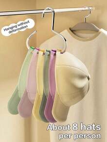 1pc/2pcs Hat Rack, Space-Saving Closet Hat Organizer, Multi-Functional Hanging Hat Display Rack, Wardrobe Accessory Organizer For Belts, Ties, Scarves, Vests, Hats, Bras, Shoes, Dresses, Pants, Jeans, Boots, Skirts, Suitable For Dorm/Home Use - MultiWarna - View 6