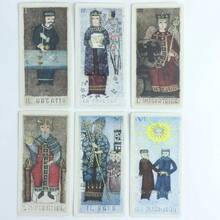 Meneghetti Tarot Cards, Vintage Style Fortune Telling Divination Cards, 78 Cards Included - Multicolor - View 5
