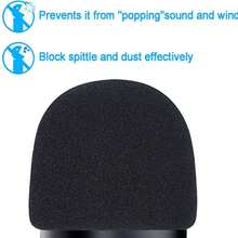 Filtro antipop mini Seiren - Cubierta de espuma para micrófono compatible con micrófono de streaming mini Seiren para bloquear los sonidos plosivos - Unitalla - Ver 8