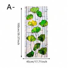 1/4pcs Removable Static Cling Tropical Monstera Leaf Window Film, Suitable For Kitchen, Bathroom, Living Room And Home Decor - Multicolor - View 17