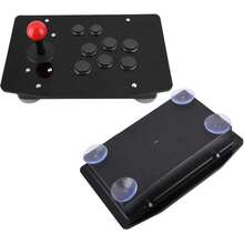 Controlador de Arcade Rocker, Controlador de Juego Arcade USB para Máquina Arcade , Joystick de Juego Arcade Rocker con 8 Botones (negro) - 1 - Ver 8