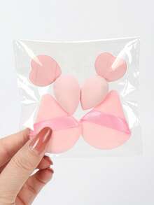 Mini Makeup Sponge, Multi-Functional Cosmetic Tool. Blend BB Cream, Foundation, Loose Powder For Flawless Makeup Base. Also Mix Concealer, Blush, Eye Shadow. Expands When Wet, Latex-Free Dry & Wet Makeup Sponge, Suitable For All Skin Types. - Multicolor - View 15