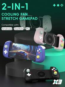 DATA FROG X3 Wireless Game Controller For Android/Switch/PC Gamepad Joystick For Multiplayer Shooting Action Games - View 4