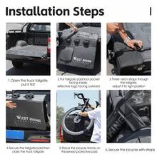 Truck Tailgate Mounting Rack, Bike Carrier, Transport Accessory, Truck Tailgate Cover, Bike Rack - Black - View 5