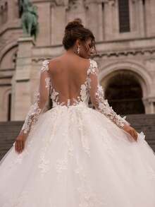 Wedding Dresses - White - View 4