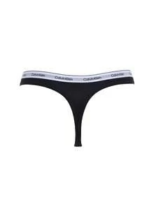 Calvin Klein THONG Women's Black - Black - View 2